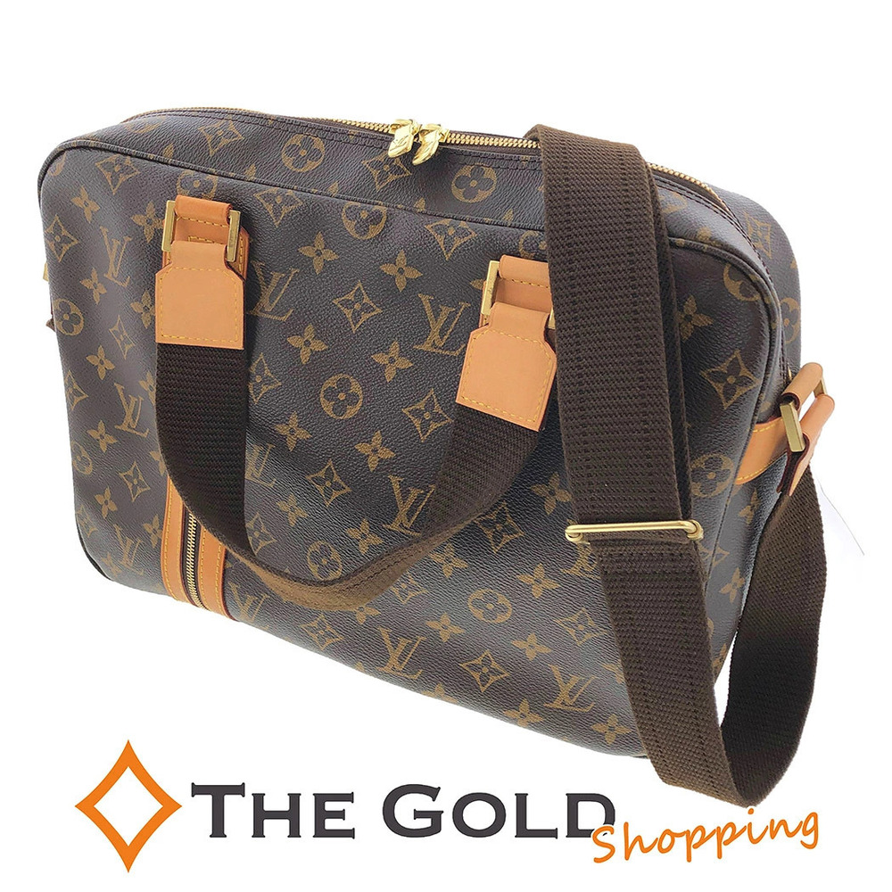 Louis Vuitton Sac Bosphore Monogram Bag Crossbody Bag Canvas Leather Brown